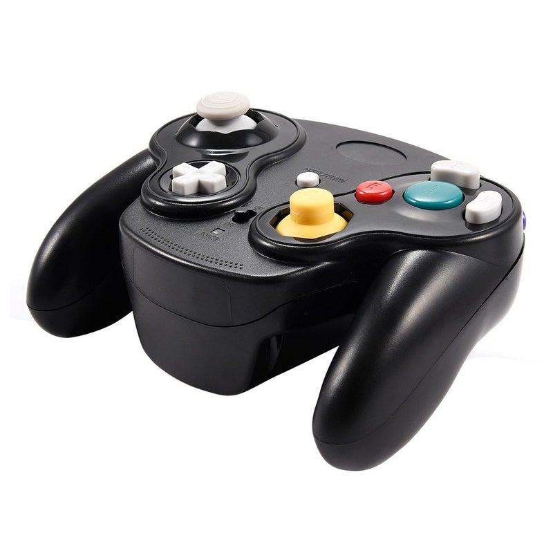 Veanic 2.4G Wireless Gamecube Controller Gamepad Gaming Joystick with Receiver for Nintendo Gamecube,Compatible with Wii (Black) - Image 4